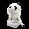 Panda Animal Funny Mascot Plush Costume Mask Hat Cap