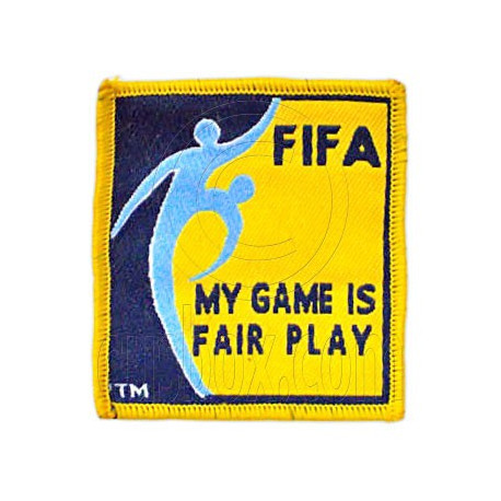 FIFA Football / Soccer My Game Is Fair Play Logo Patch / Bordado (YELLOW)