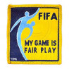 FIFA Football / Soccer My Game Is Fair Play Logo Patch / Bordado (YELLOW)