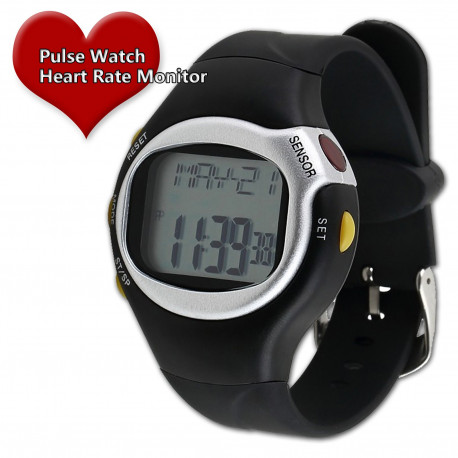 Fitness Pulse Heart Rate Monitor Sports Watch Running Exercise Calorie Counter